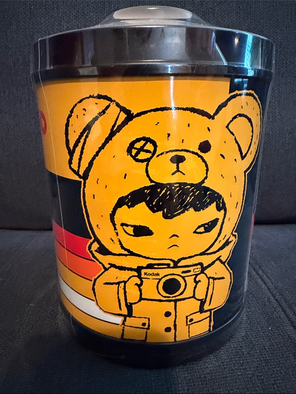 Hirono -Kodak Yellow Bear pendal plush Camera Design